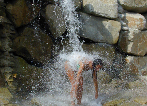 Badesee Tragwein - Der Wasserfall